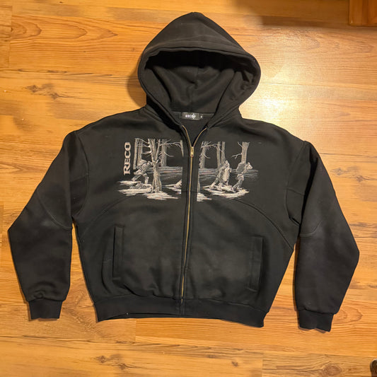 Zip up coureurs des bois avec fourrure