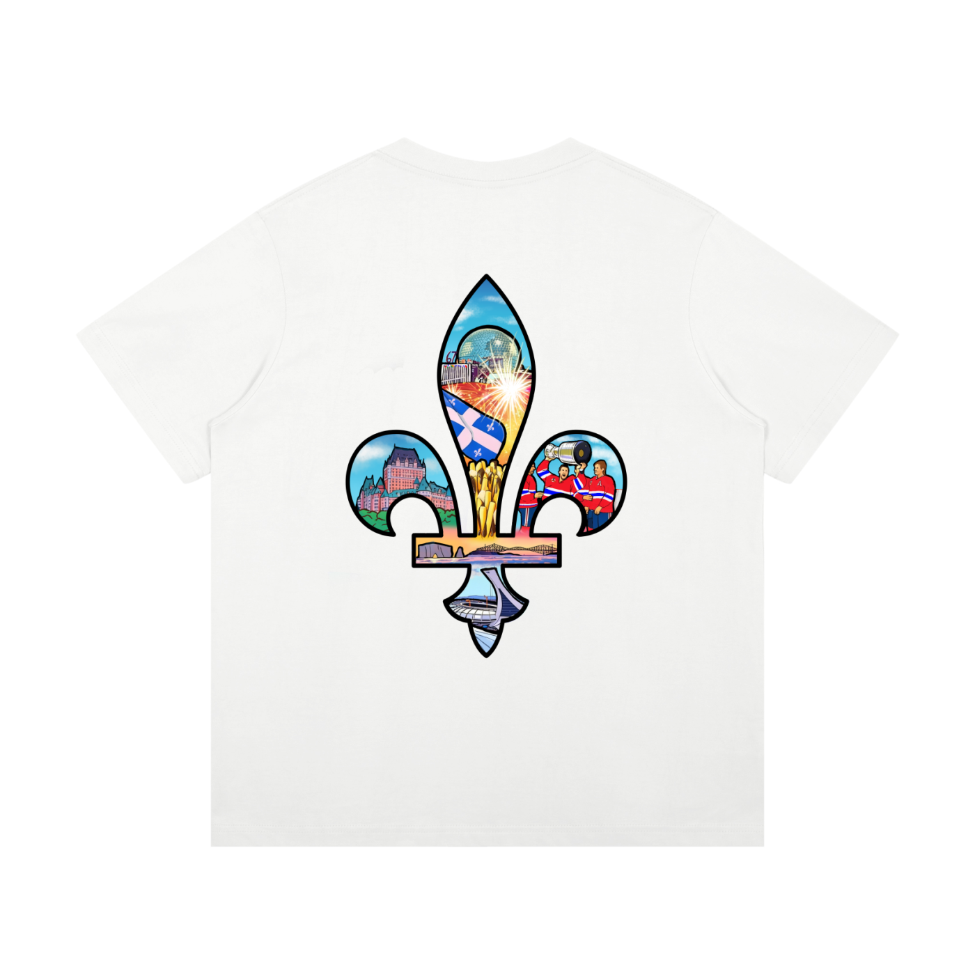 T-Shirt Fleur Colorée
